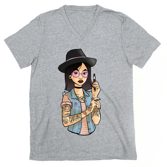 Punk Fashion Mulan V-Neck