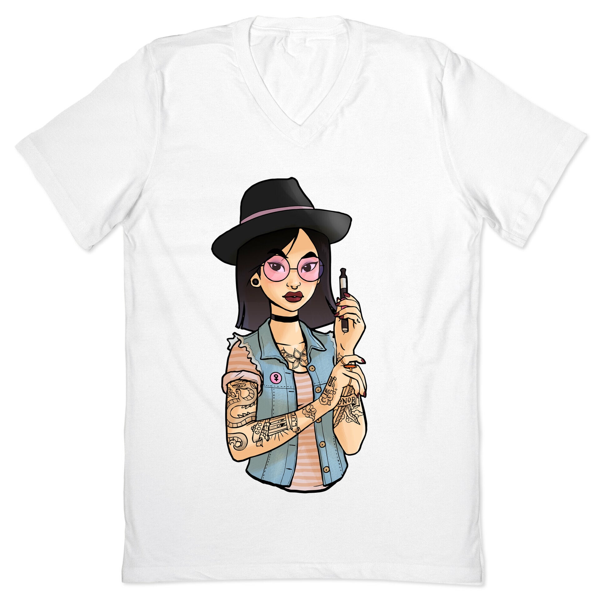 Punk Fashion Mulan V-Neck