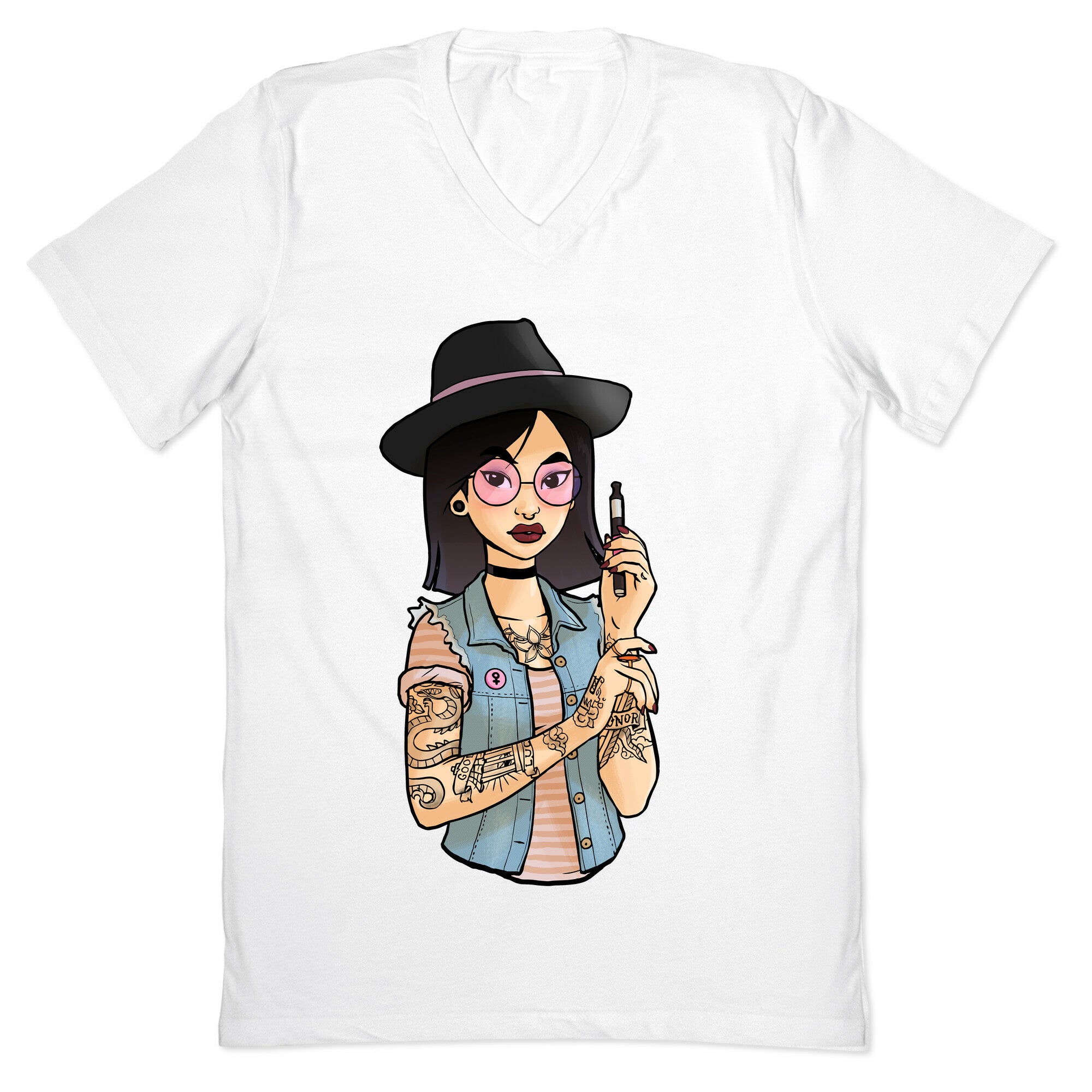 Punk Fashion Mulan V-Neck