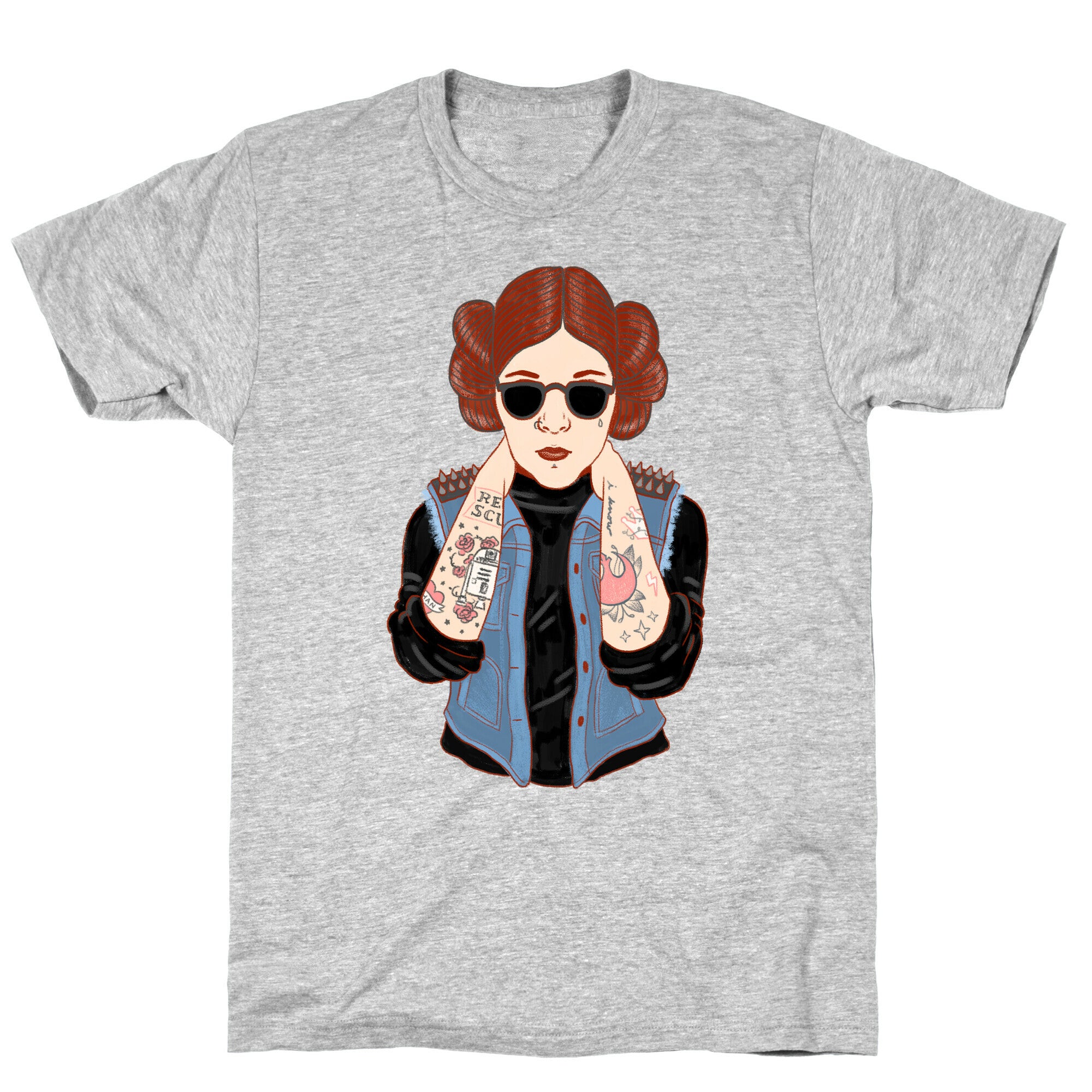 Punk Leia Parody T-Shirt
