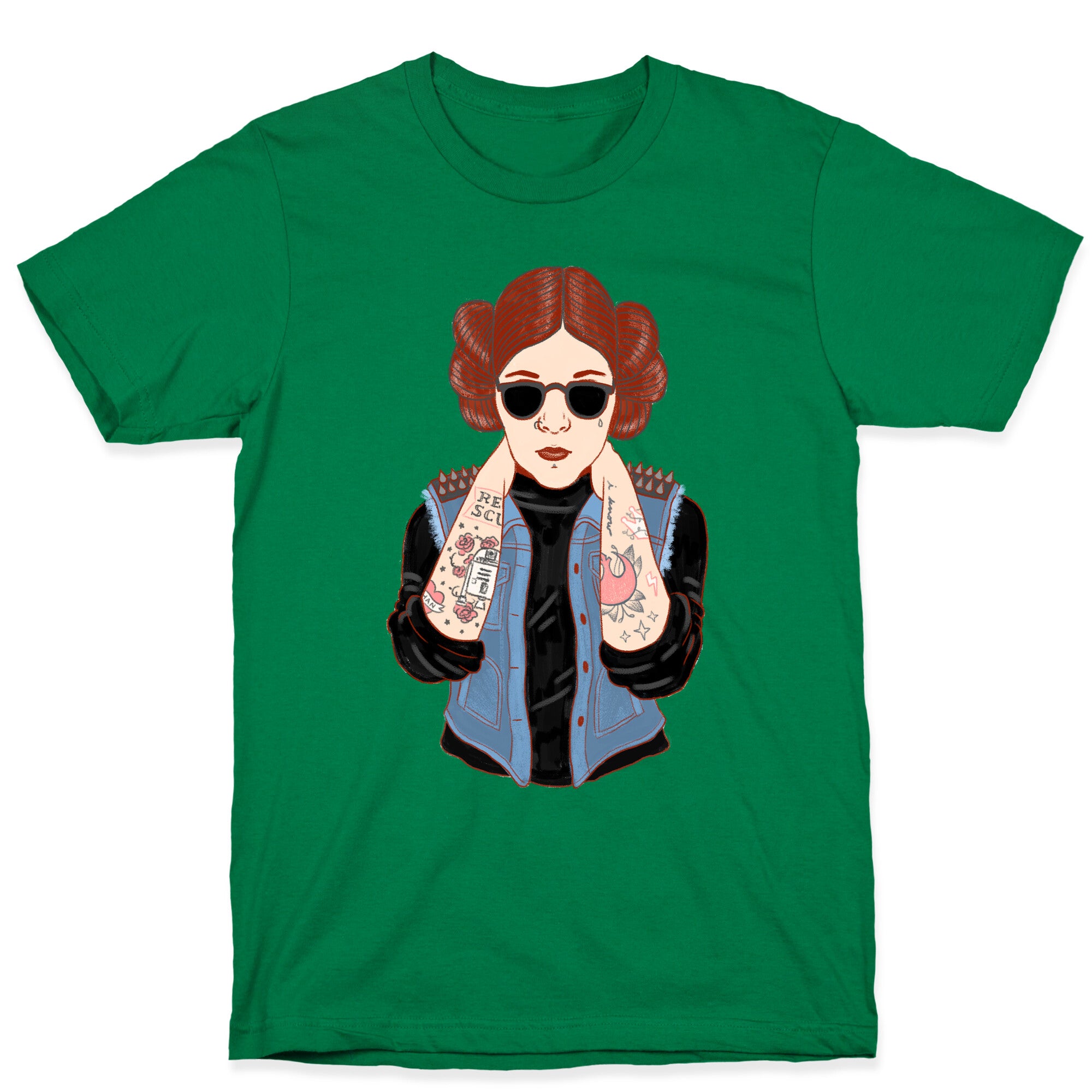 Punk Leia Parody T-Shirt