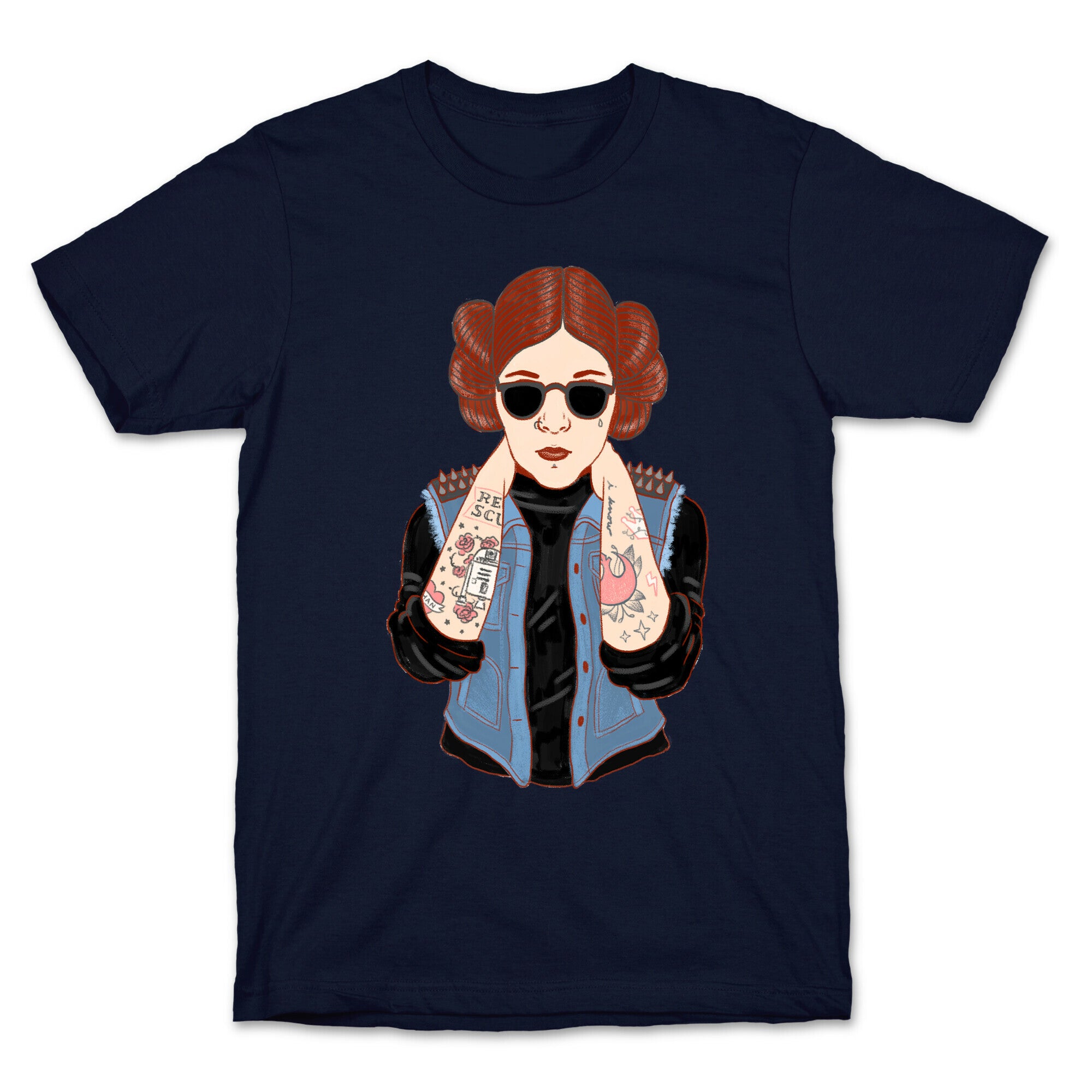 Punk Leia Parody T-Shirt