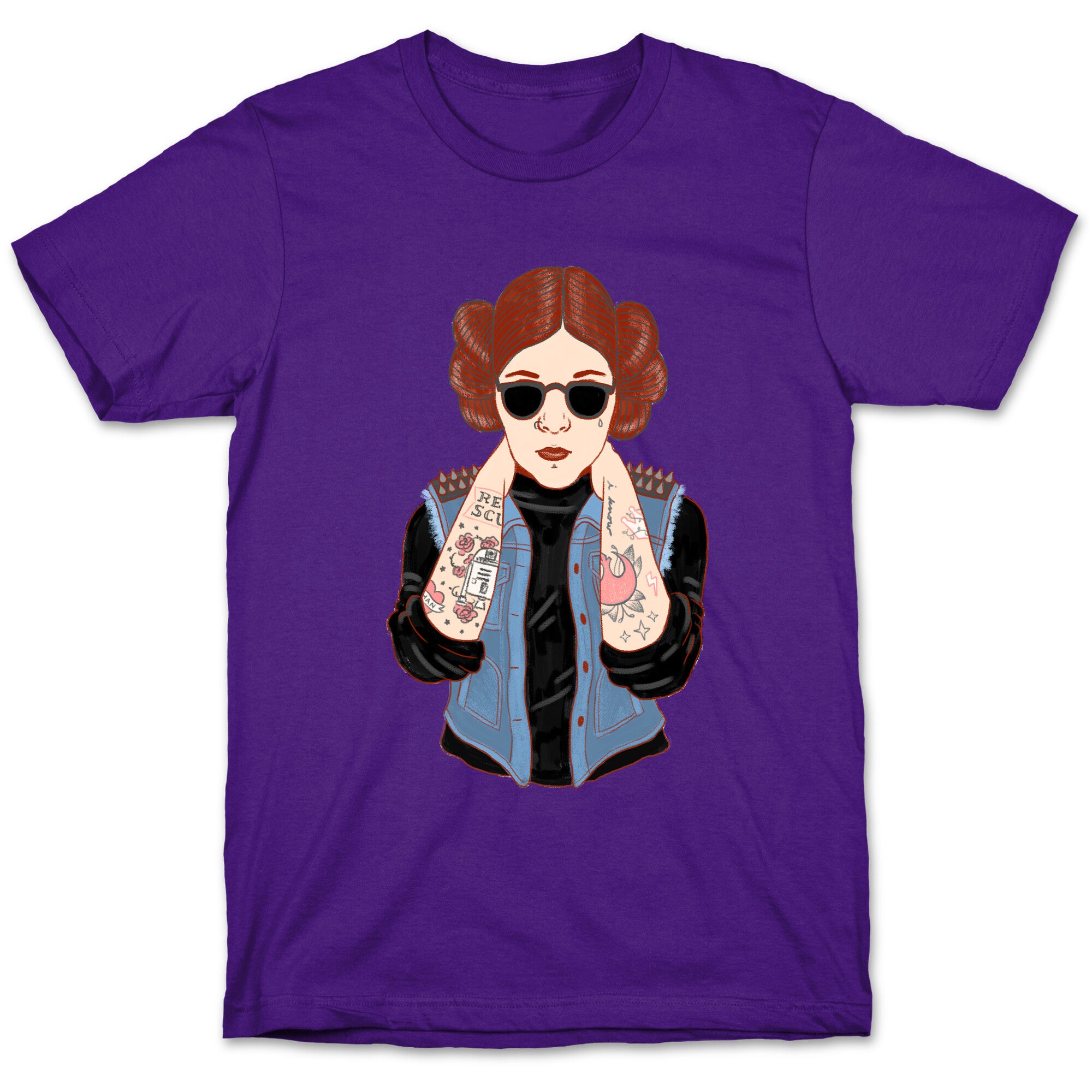 Punk Leia Parody T-Shirt