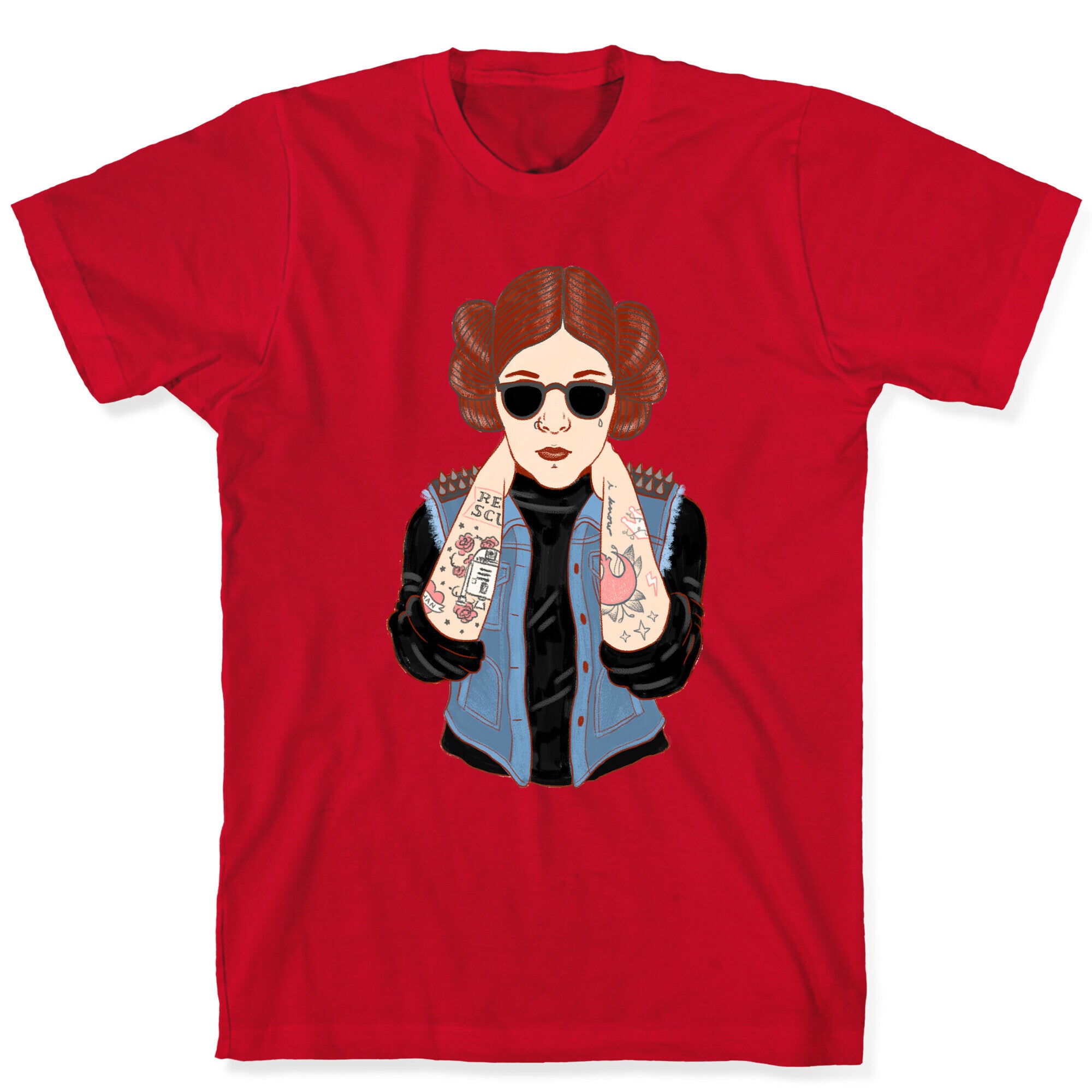 Punk Leia Parody T-Shirt
