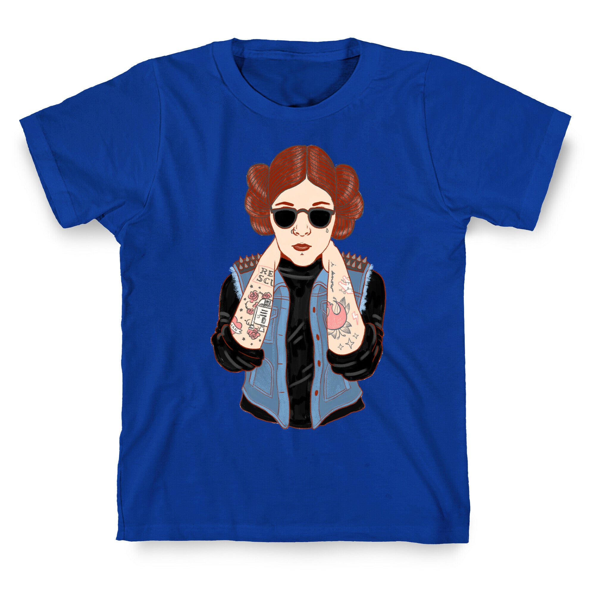 Punk Leia Parody T-Shirt