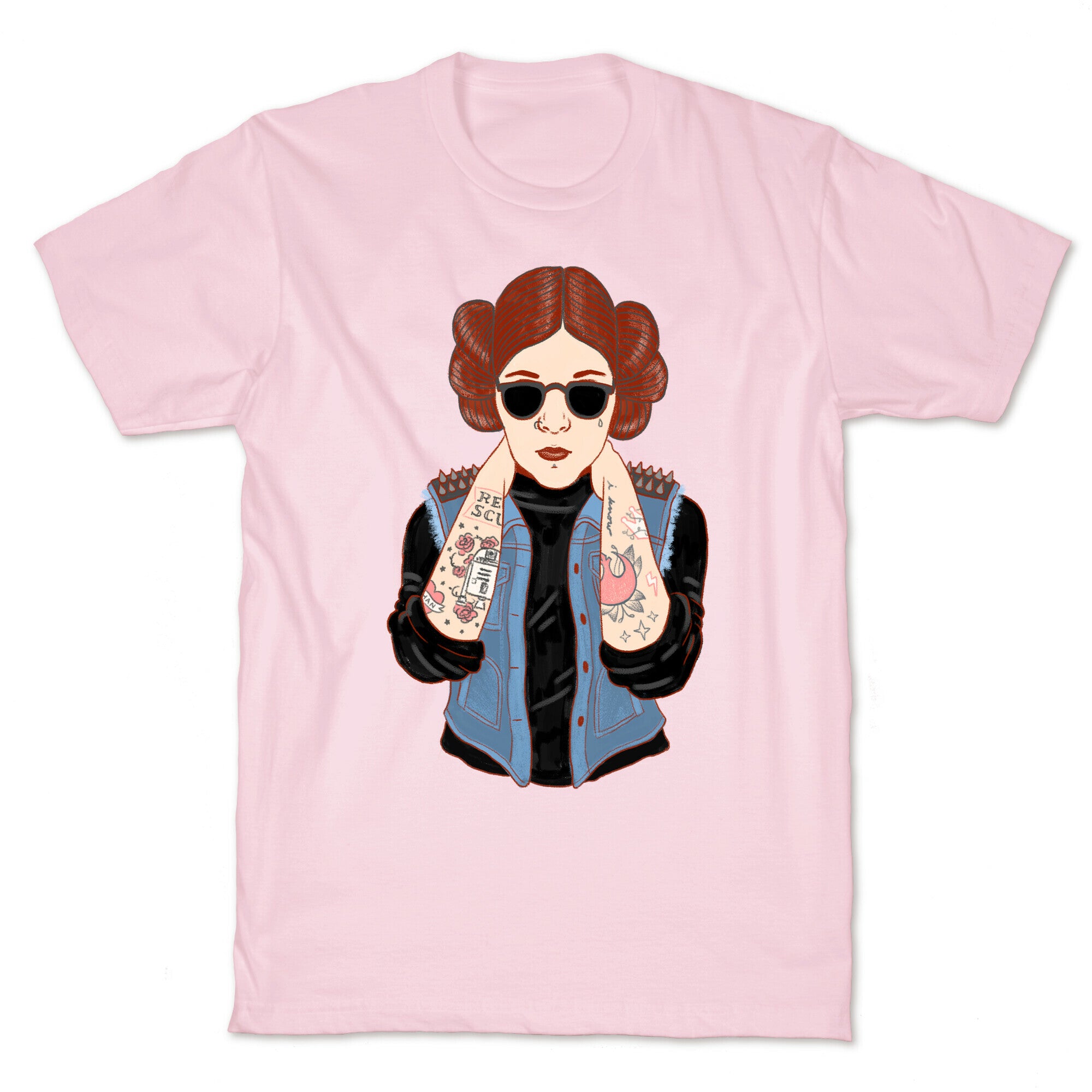 Punk Leia Parody T-Shirt