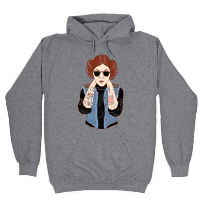 Punk Leia Parody Hoodie