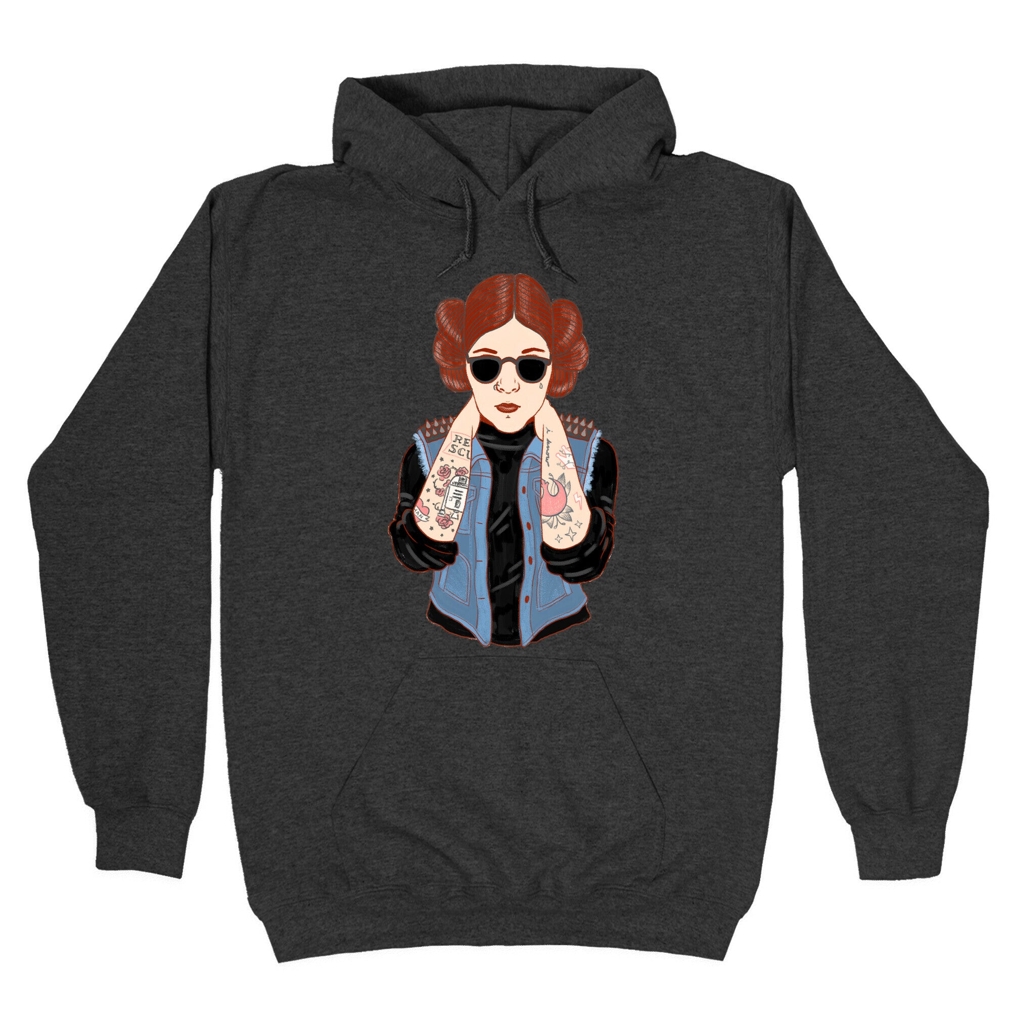 Punk Leia Parody Hoodie