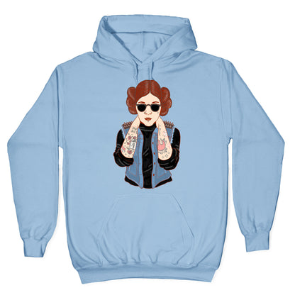 Punk Leia Parody Hoodie