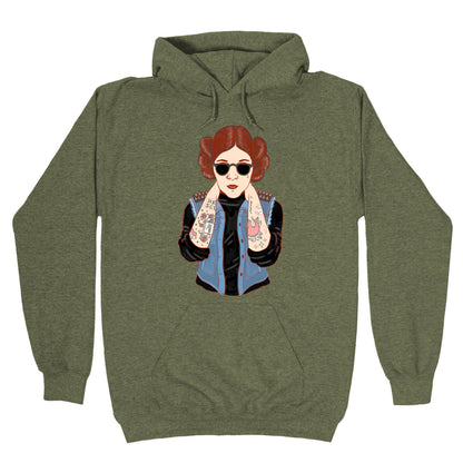 Punk Leia Parody Hoodie
