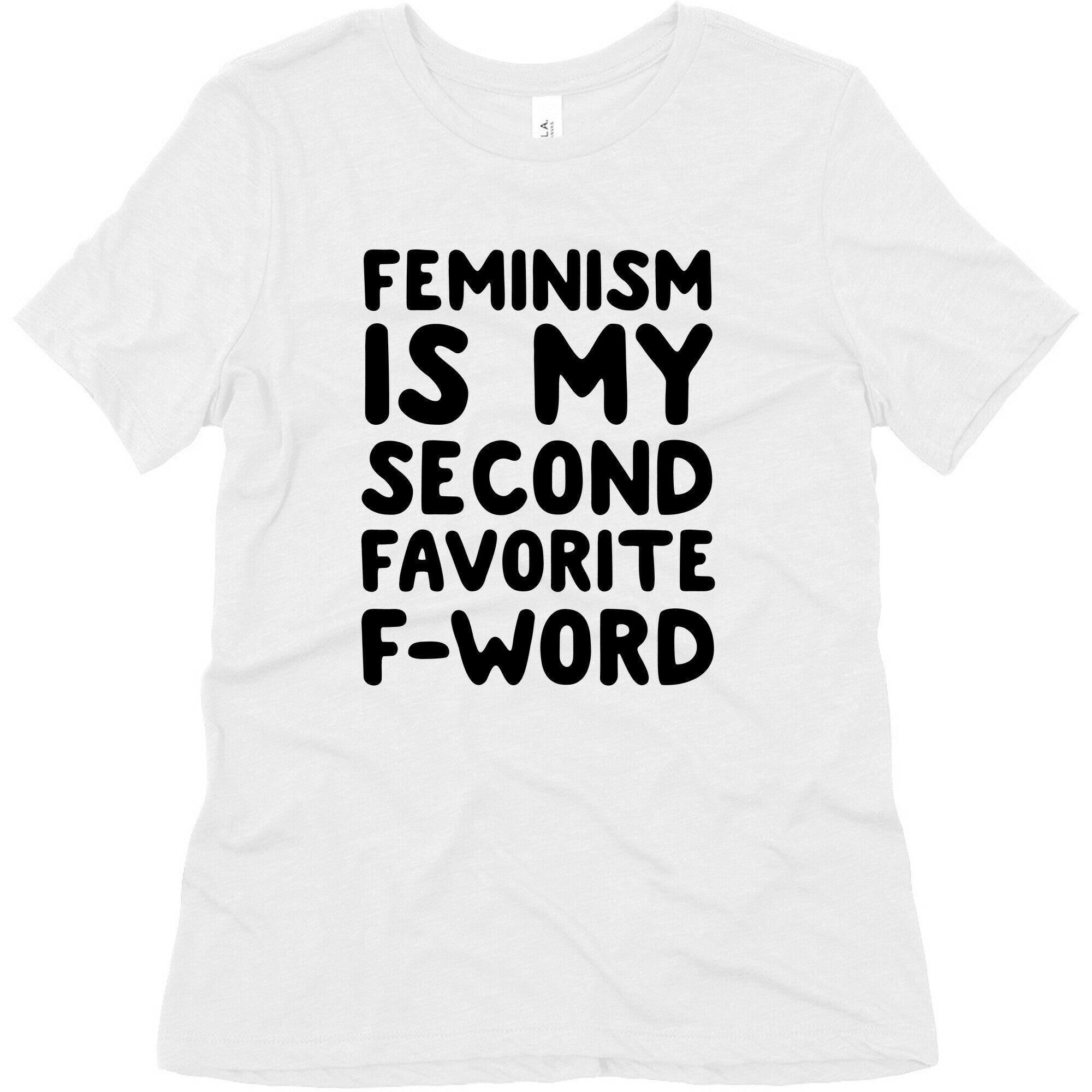 Feminism Is My Second Favorite F-Word Women's Triblend Tee