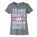 Trans Rights Are Human Rights Women's Cotton Tee