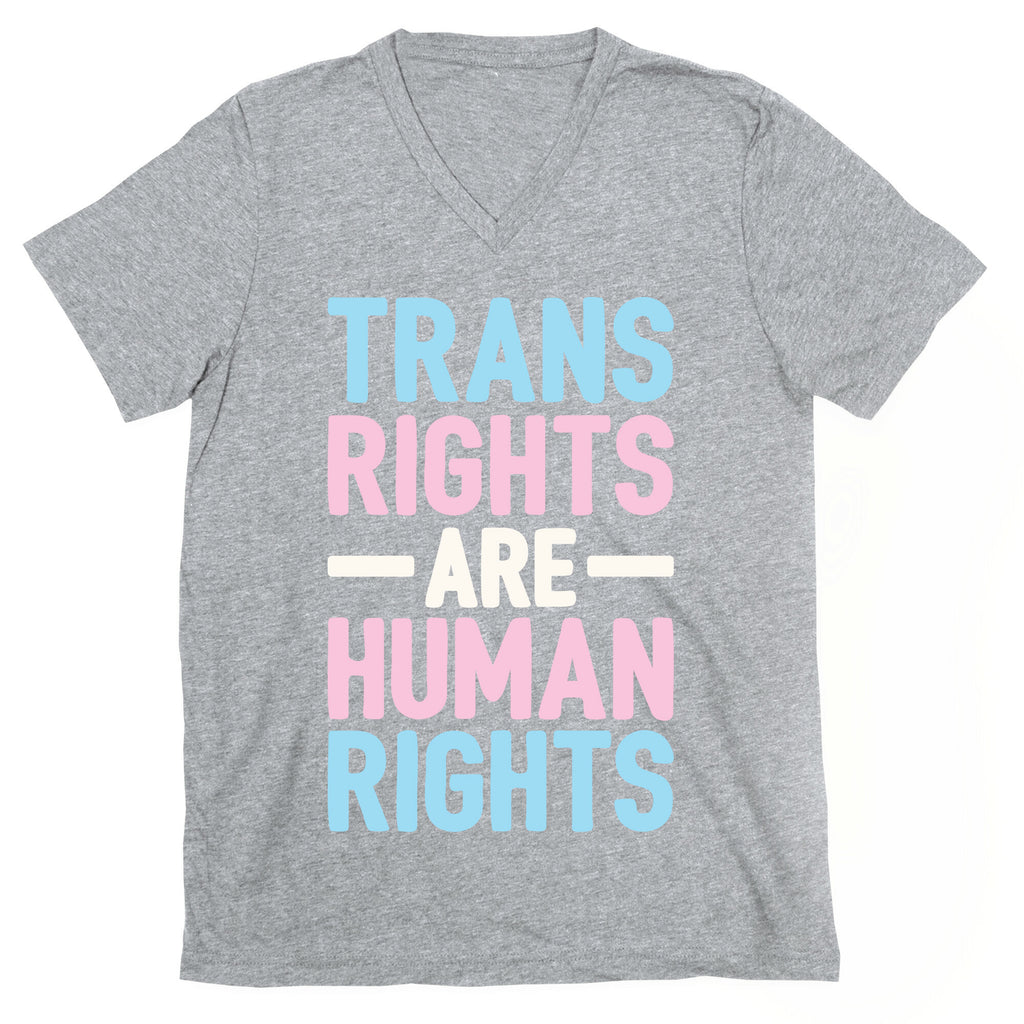 Trans Rights Are Human Rights V-Neck