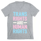 Trans Rights Are Human Rights V-Neck