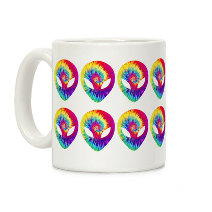 Tie Dye Alien Coffee Mug