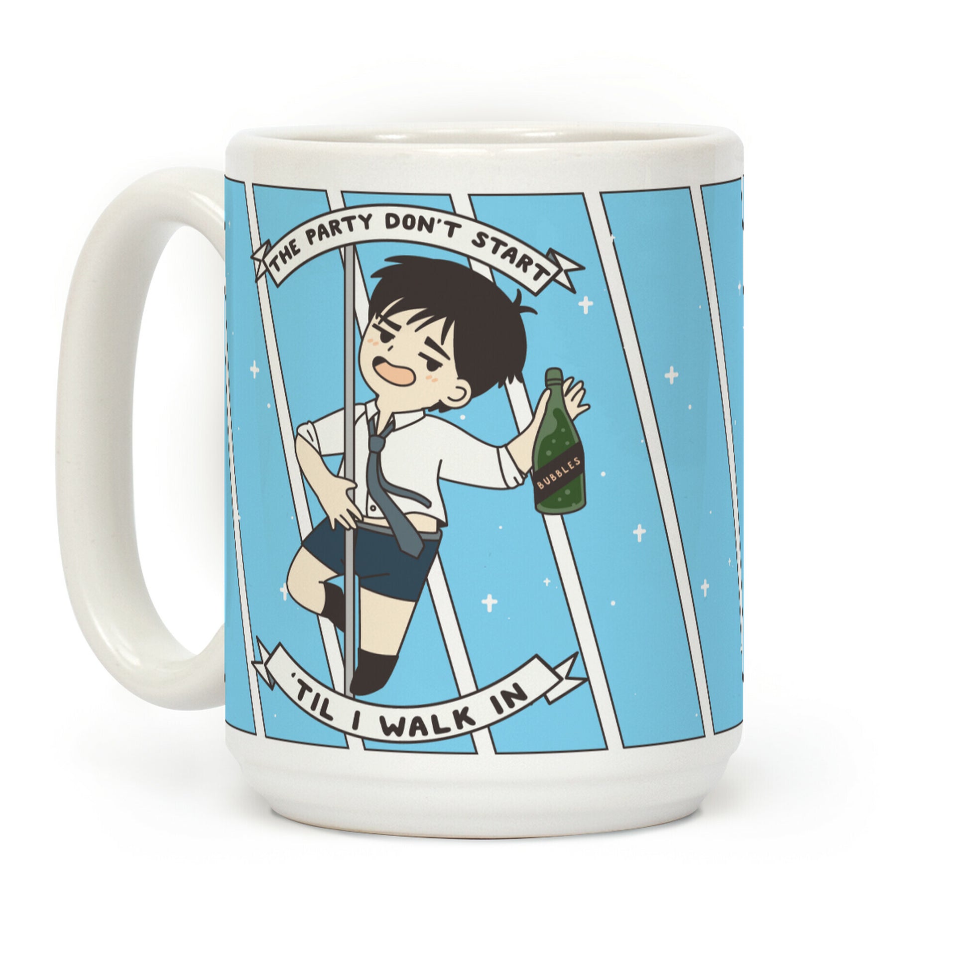 The Party Don't Start Yuri Coffee Mug