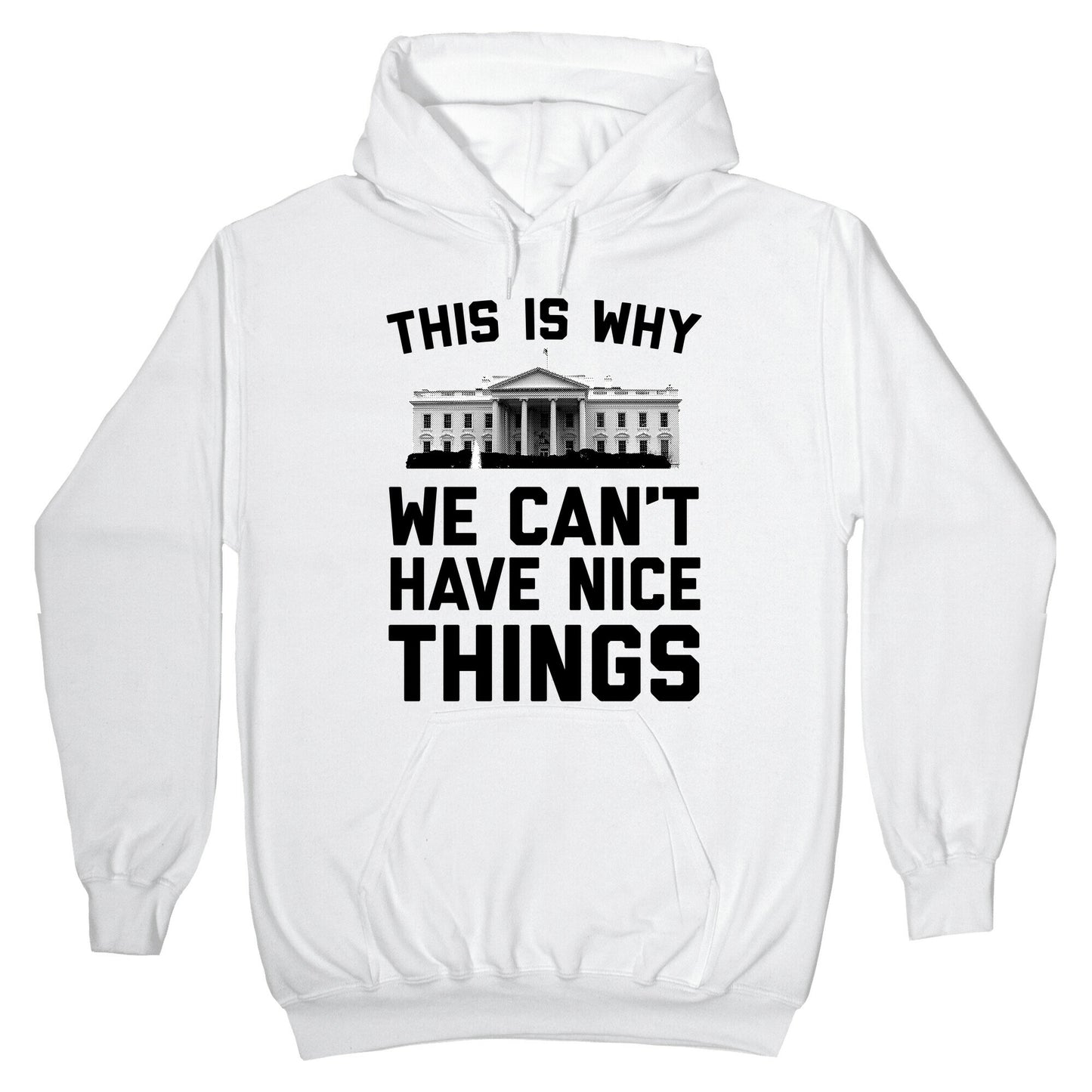 This is Why We Can't Have Nice Things (white House) Hoodie