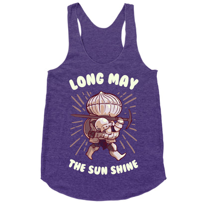 Siegward: Long May The Sun Shine Racerback Tank