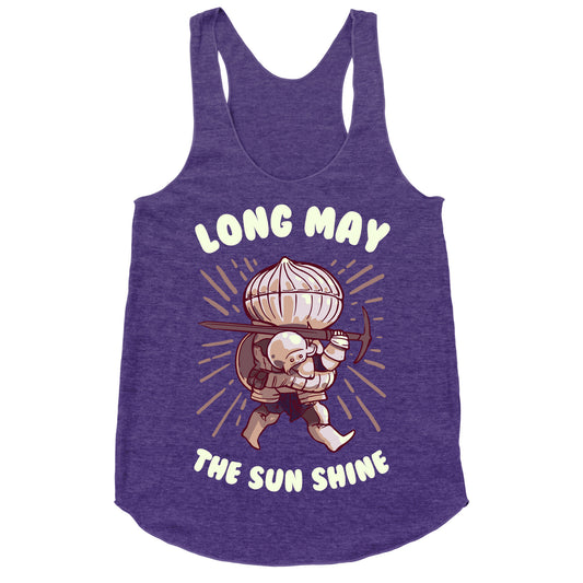 Siegward: Long May The Sun Shine Racerback Tank
