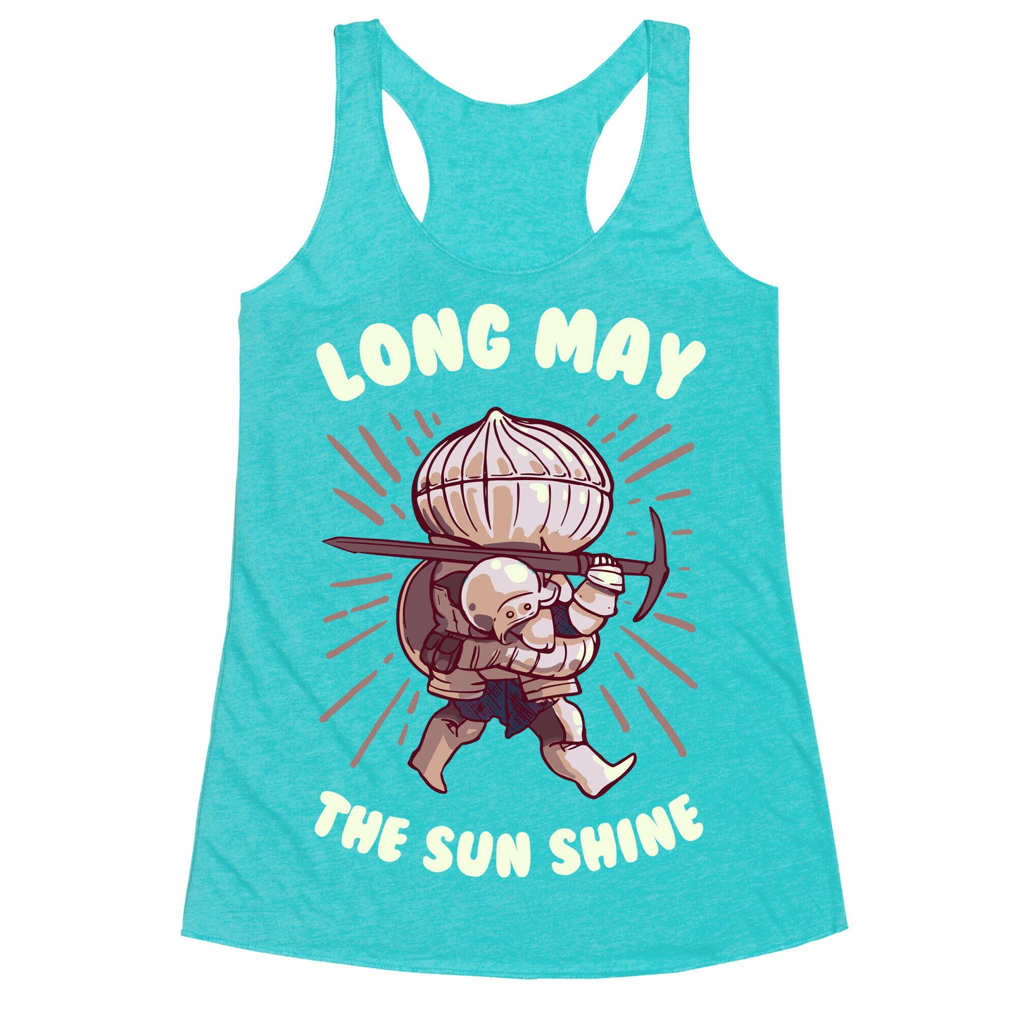 Siegward: Long May The Sun Shine Racerback Tank