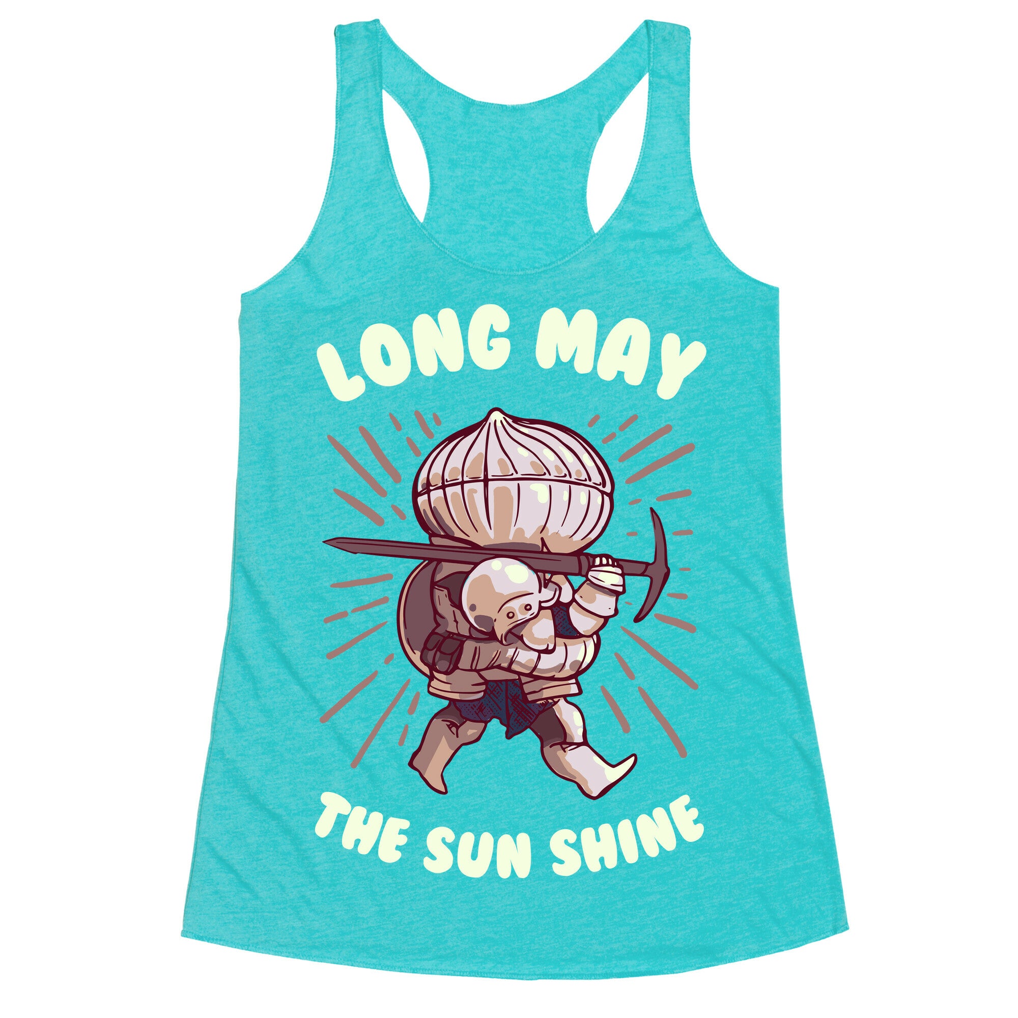 Siegward: Long May The Sun Shine Racerback Tank