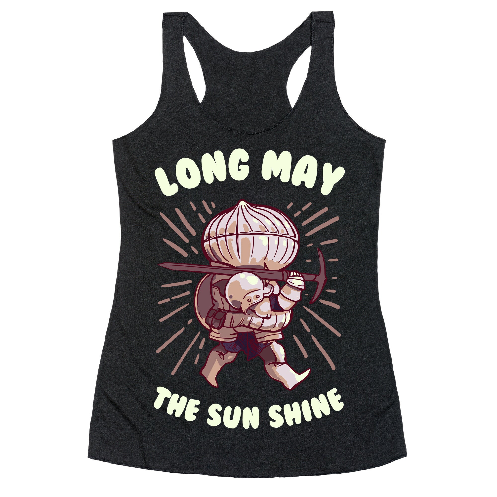 Siegward: Long May The Sun Shine Racerback Tank