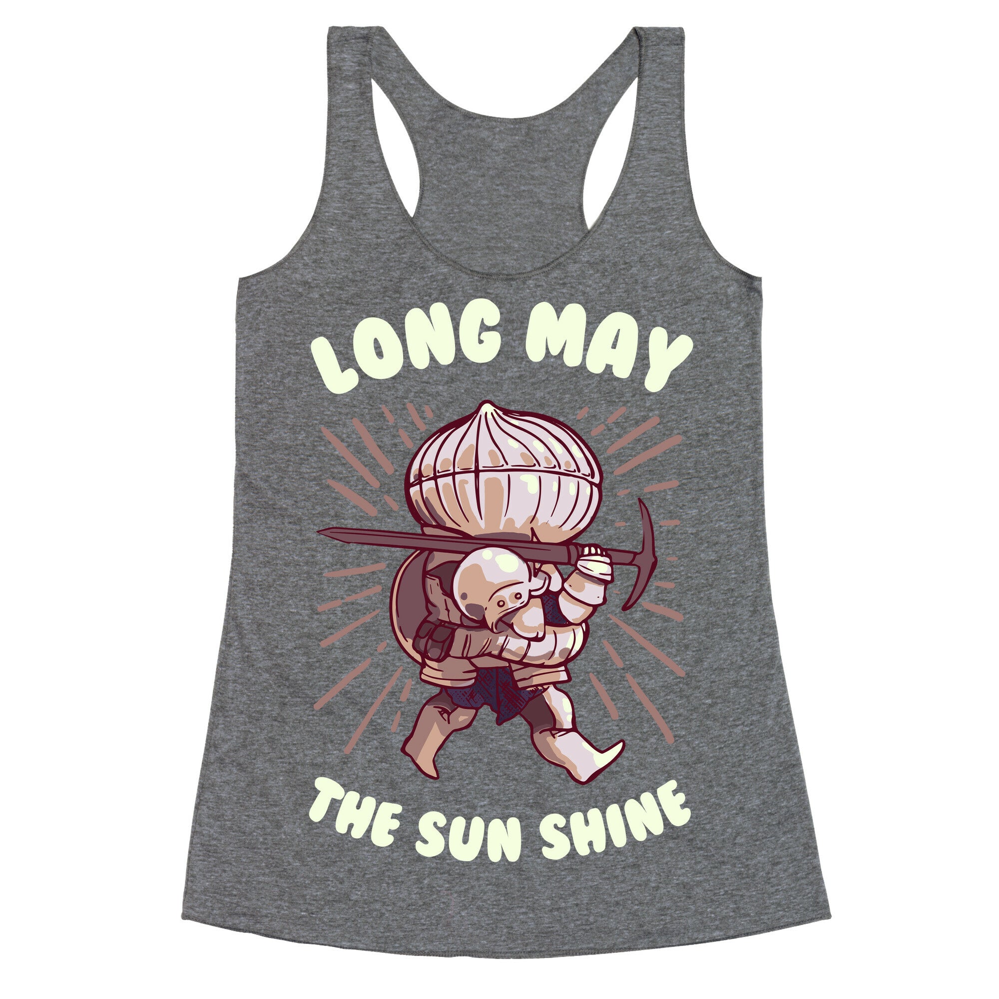 Siegward: Long May The Sun Shine Racerback Tank