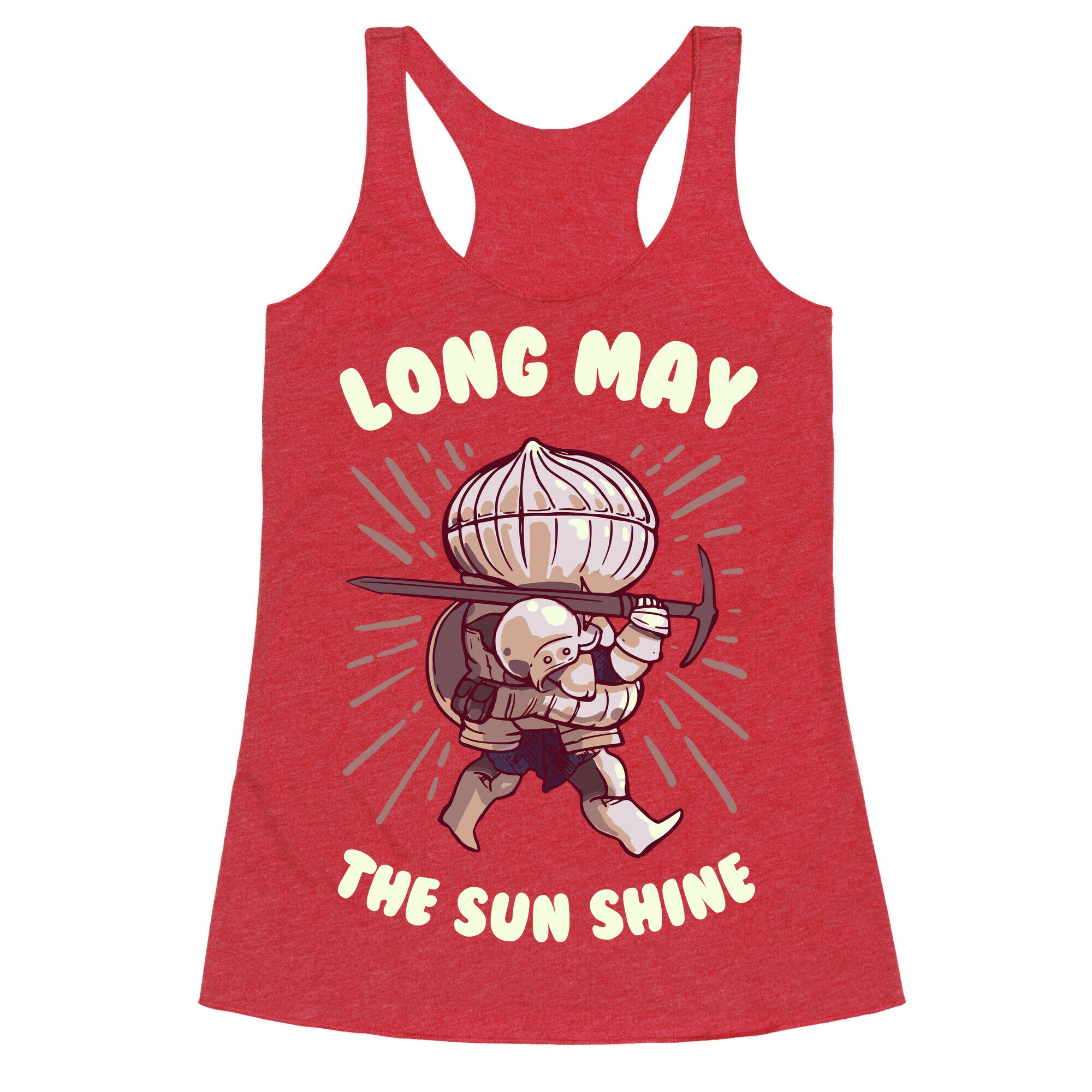 Siegward: Long May The Sun Shine Racerback Tank