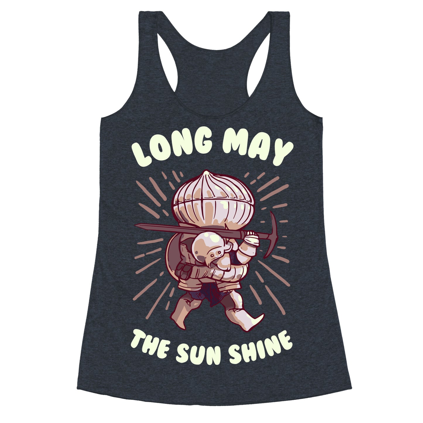 Siegward: Long May The Sun Shine Racerback Tank