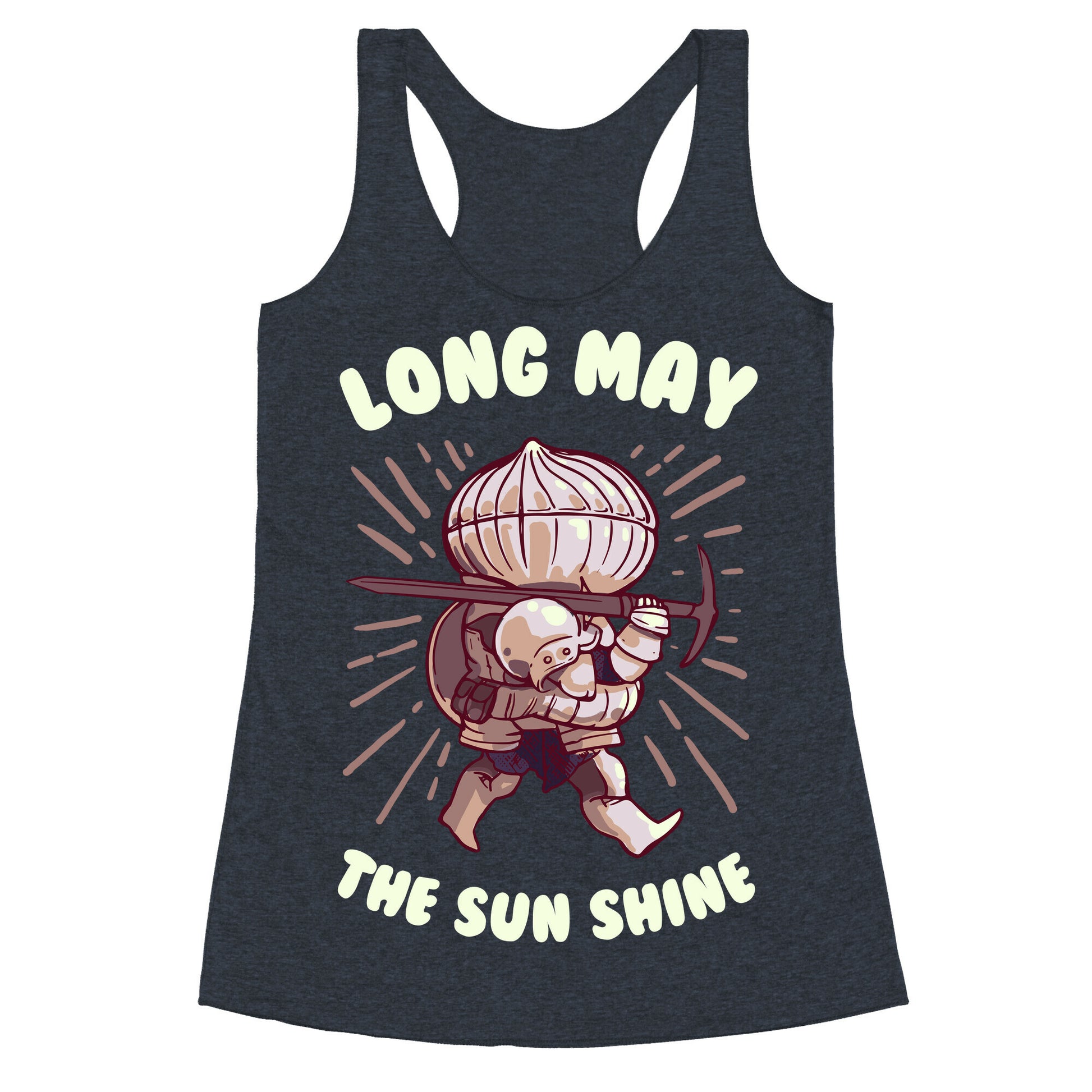 Siegward: Long May The Sun Shine Racerback Tank