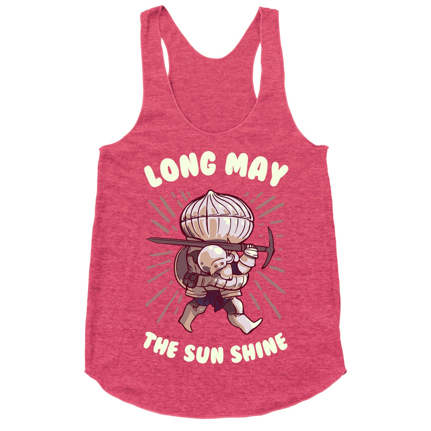 Siegward: Long May The Sun Shine Racerback Tank