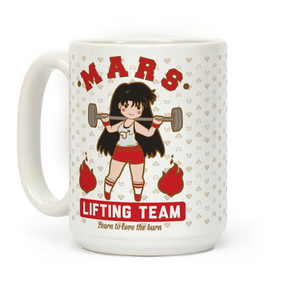 Mars Lifting Team Parody Coffee Mug