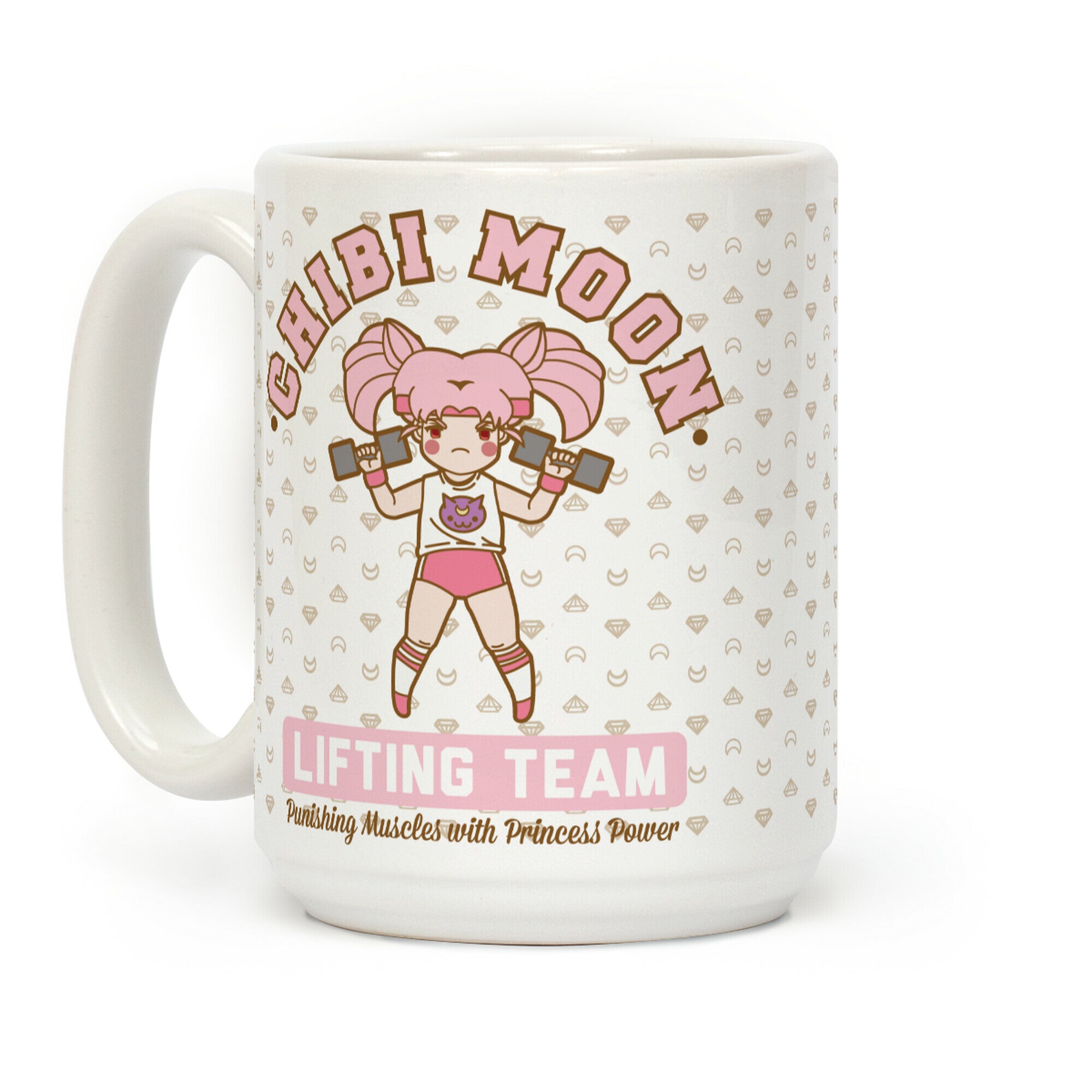 Chibi Moon Lifting Team Coffee Mug