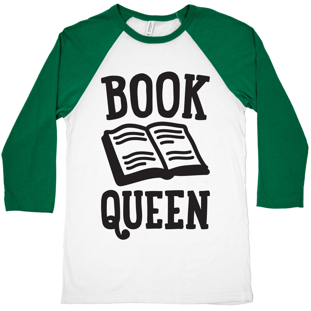 Book Queen Baseball Tee
