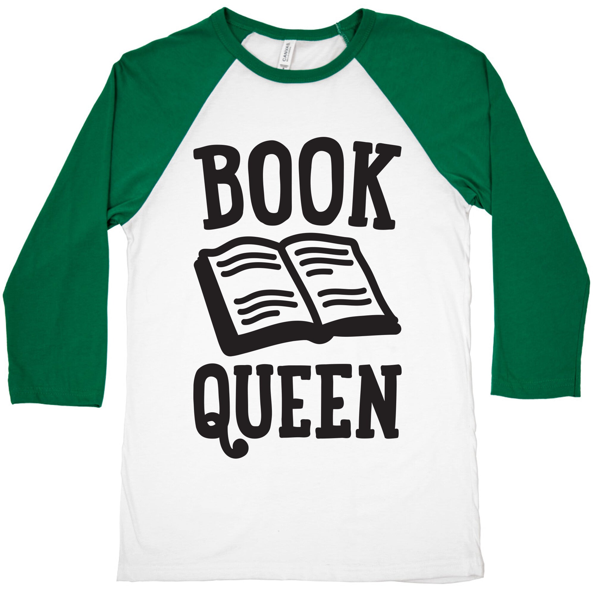 Book Queen Baseball Tee