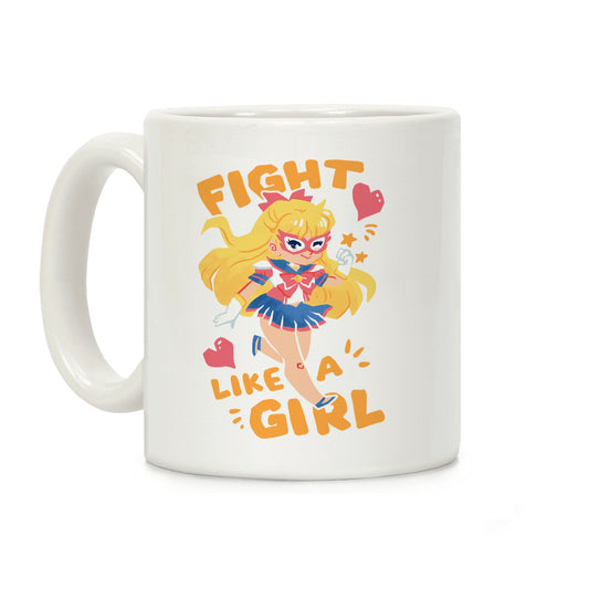 Fight Like A Girl: Sailor Venus Coffee Mug