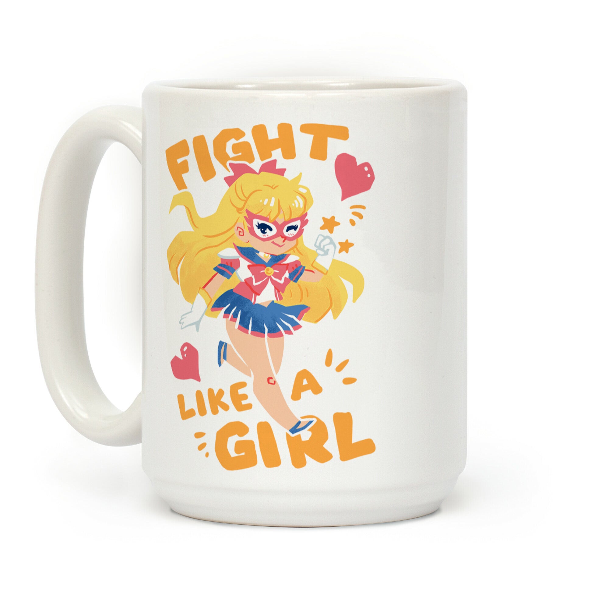 Fight Like A Girl: Sailor Venus Coffee Mug