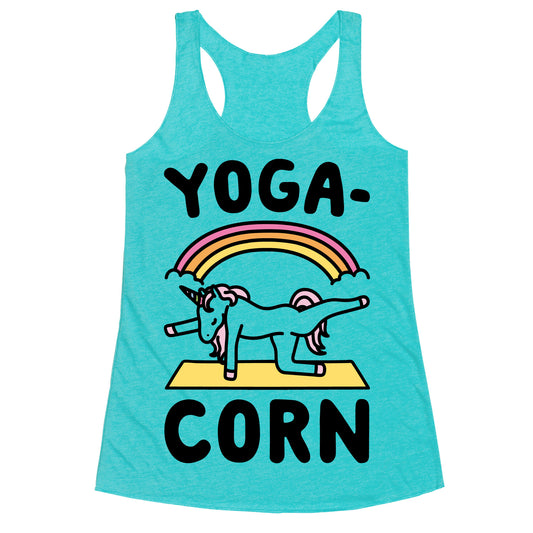 Yoga-Corn  Racerback Tank