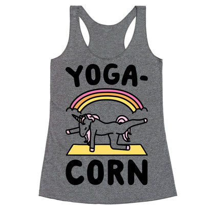 Yoga-Corn  Racerback Tank