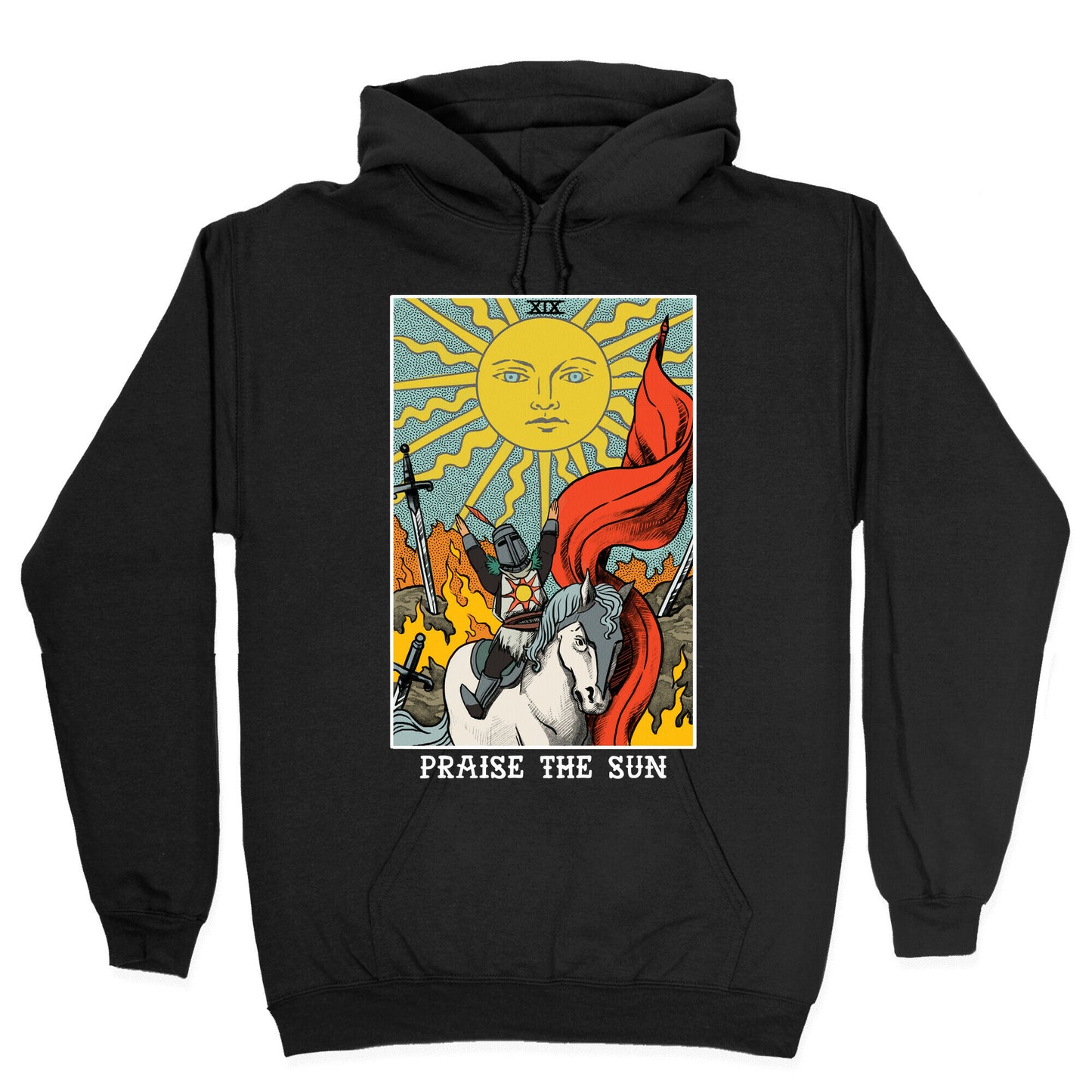 Praise The Sun Tarot Card Hoodie