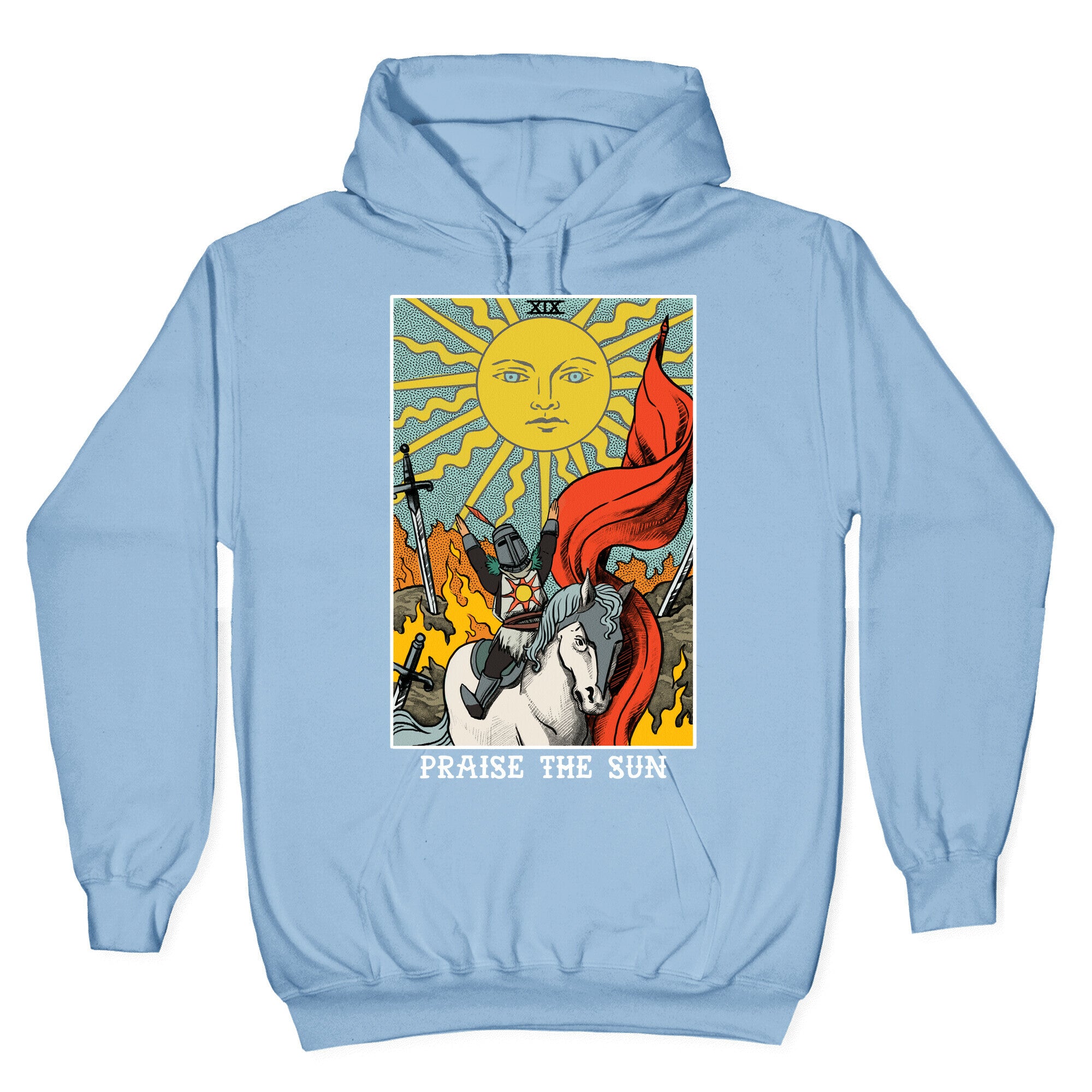 Praise The Sun Tarot Card Hoodie