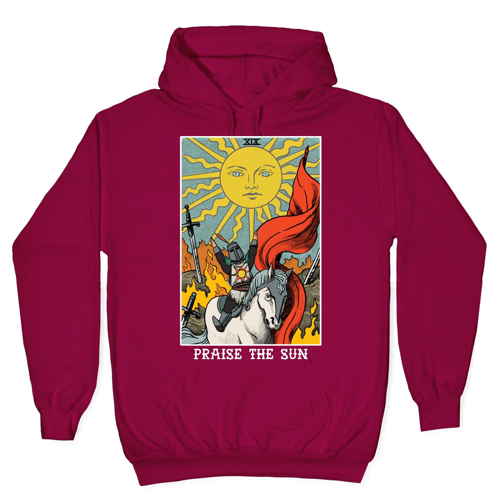 Praise The Sun Tarot Card Hoodie