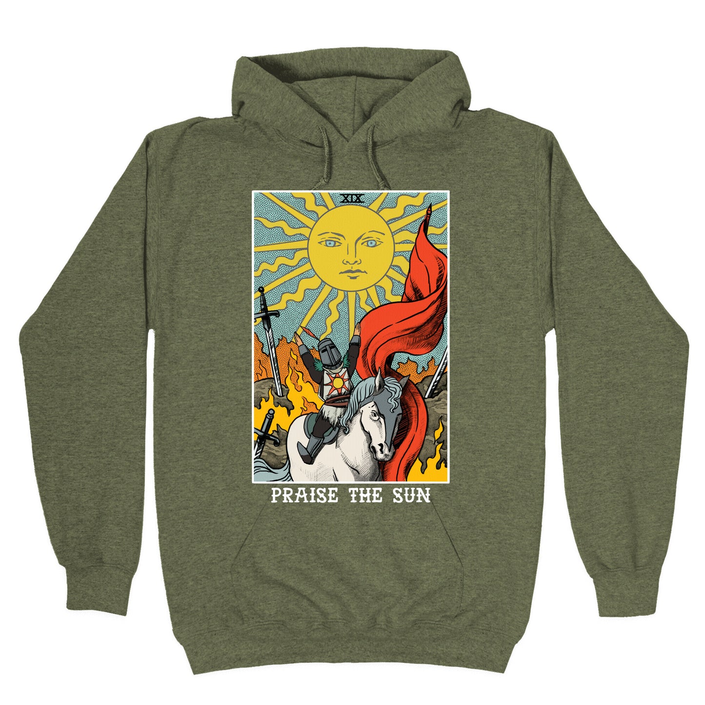 Praise The Sun Tarot Card Hoodie