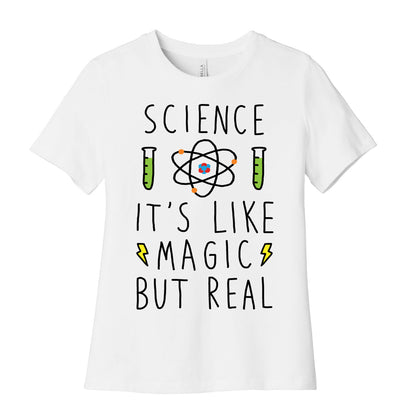 Science It's Like Magic But Real Women's Cotton Tee