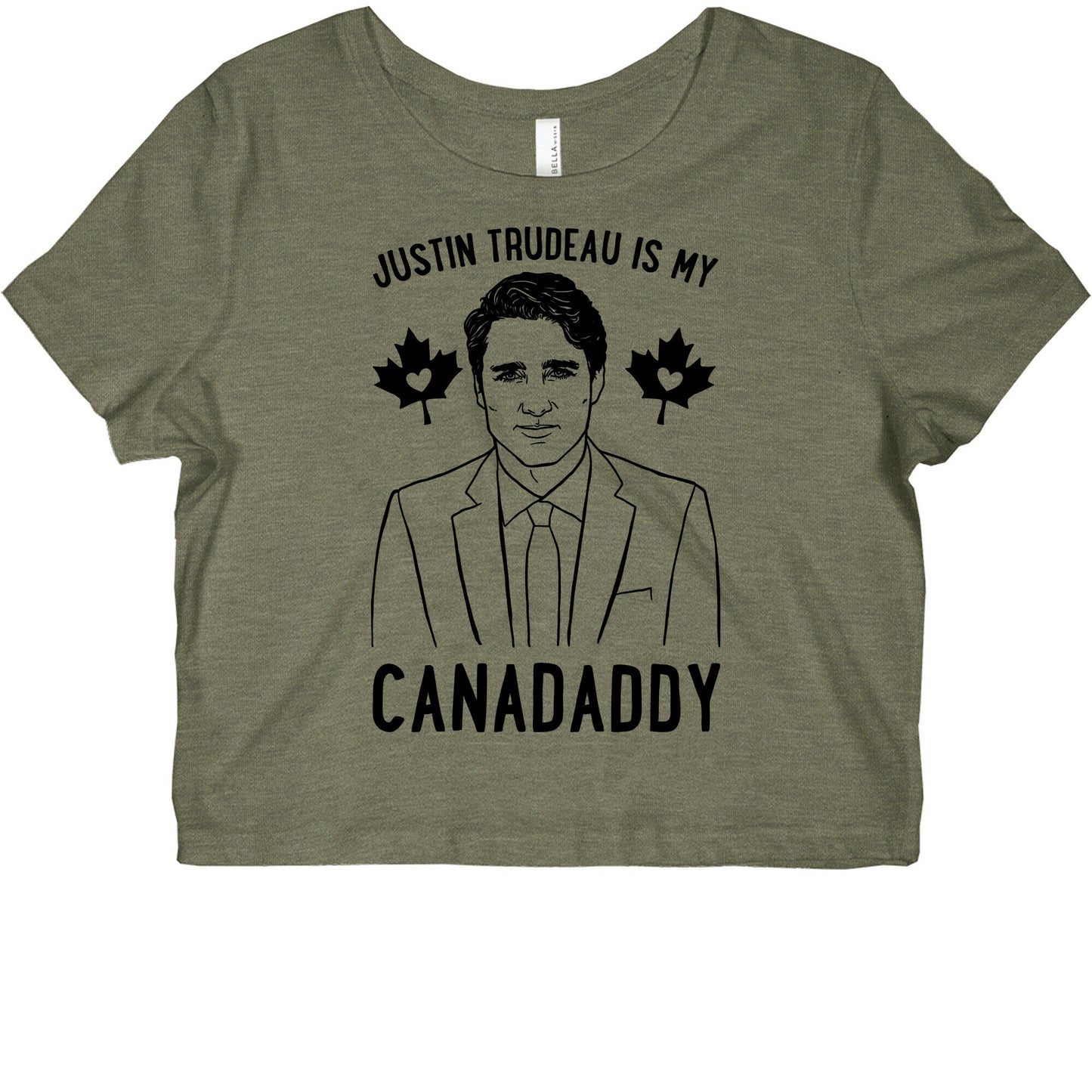 Justin Trudeau Is My Canadaddy Parody  Graphic Baby Tee