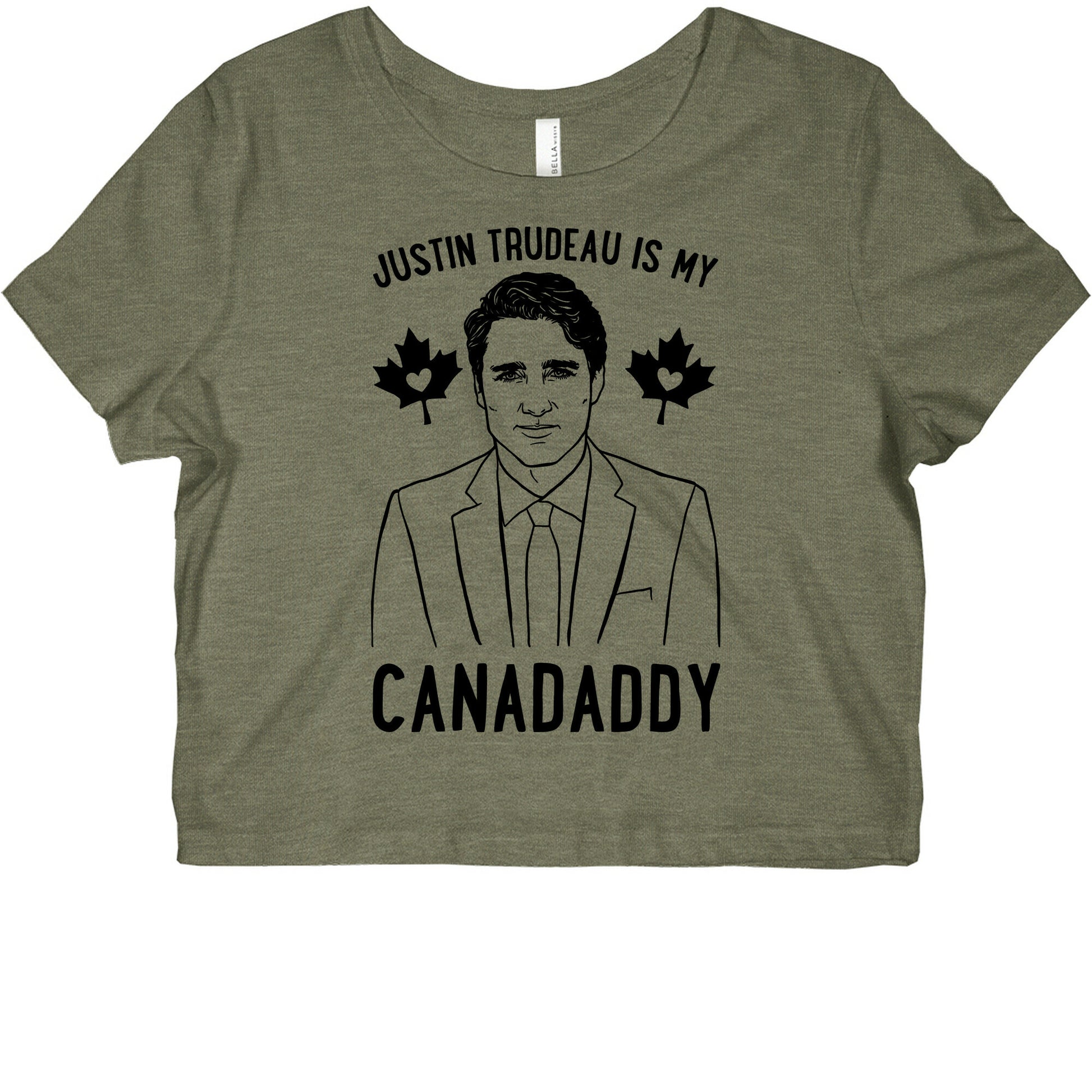 Justin Trudeau Is My Canadaddy Parody  Graphic Baby Tee