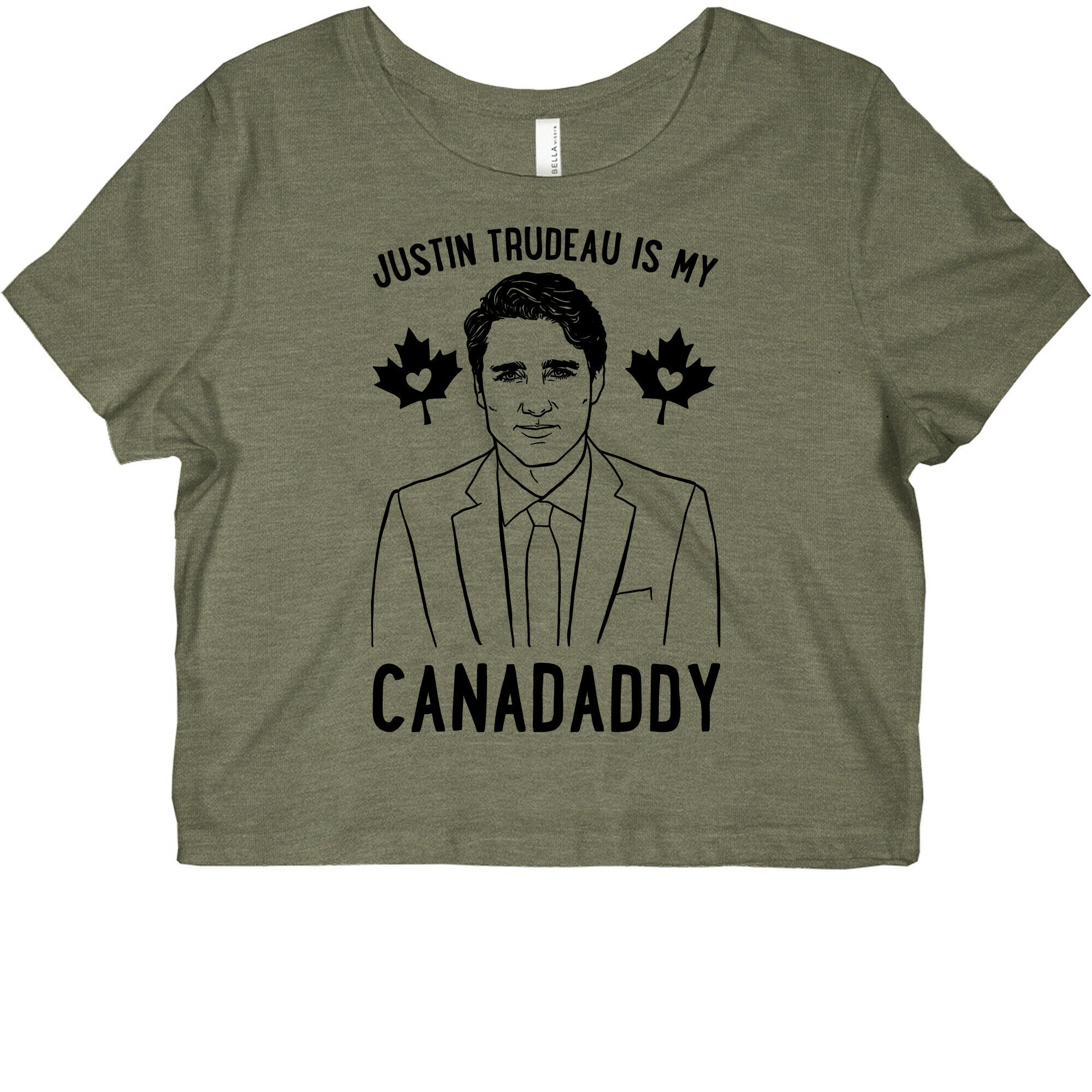 Justin Trudeau Is My Canadaddy Parody  Graphic Baby Tee