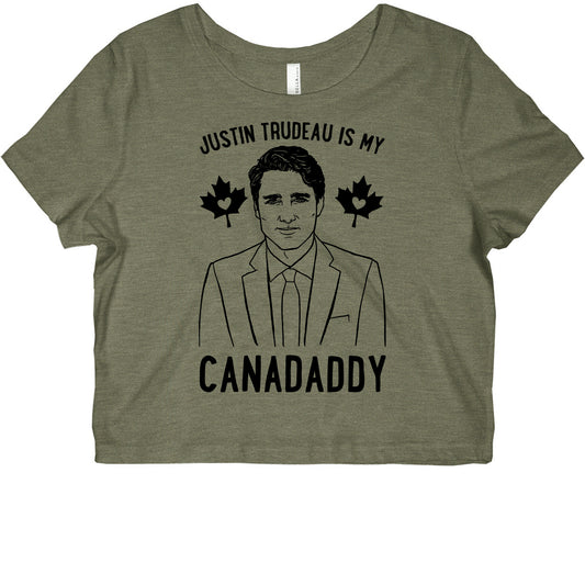 Justin Trudeau Is My Canadaddy Parody  Graphic Baby Tee