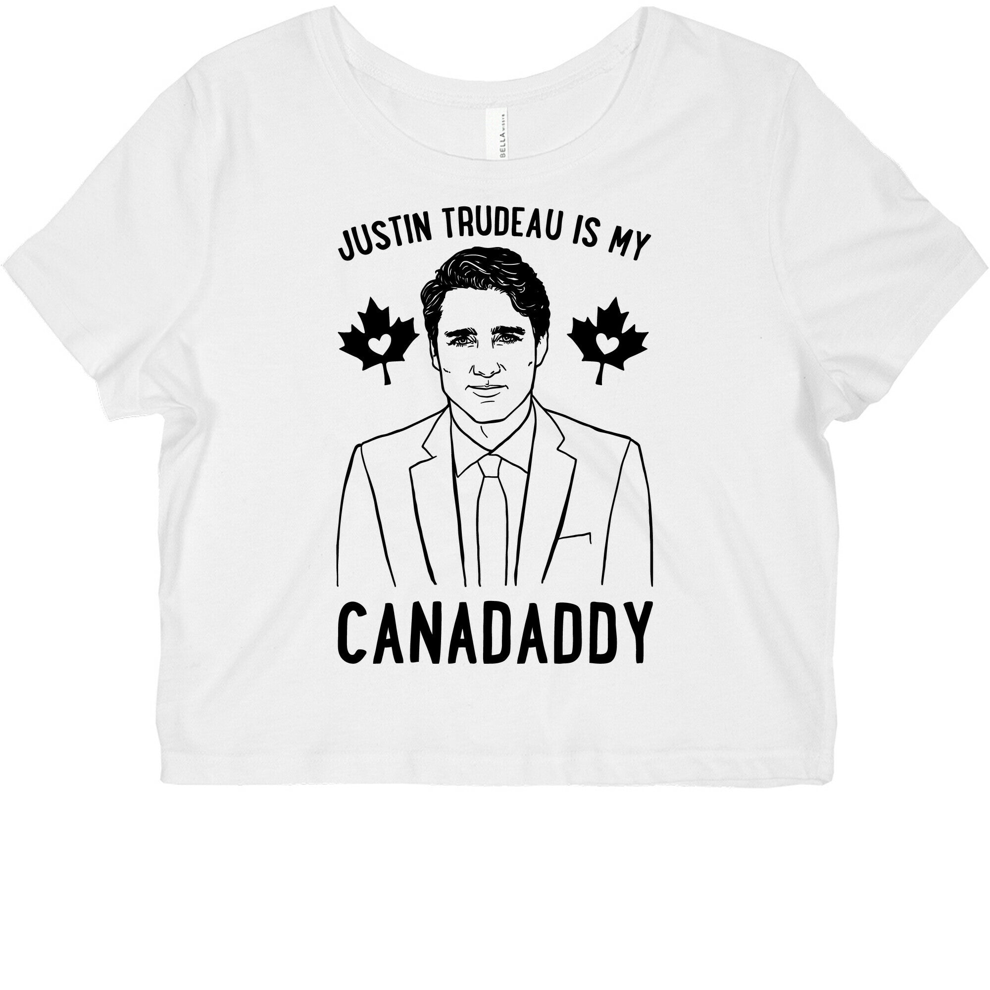 Justin Trudeau Is My Canadaddy Parody  Graphic Baby Tee