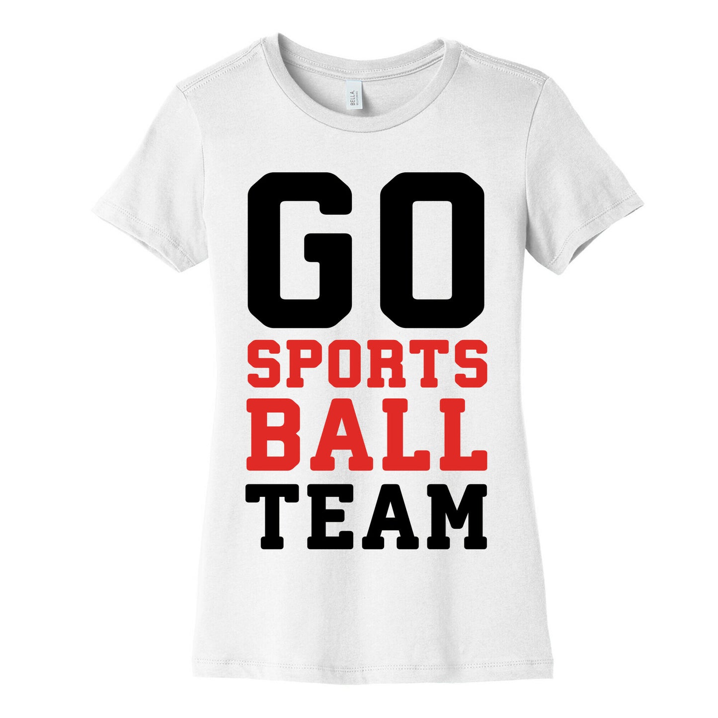 Go Sports Ball Team Women's Cotton Tee